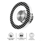 360° Magnetic Phone Holder with Carbon Fibre Finish | N52 Magnetic Mount for Gym & Office - GymFit Tech - 