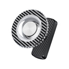 360° Magnetic Phone Holder with Carbon Fibre Finish | N52 Magnetic Mount for Gym & Office