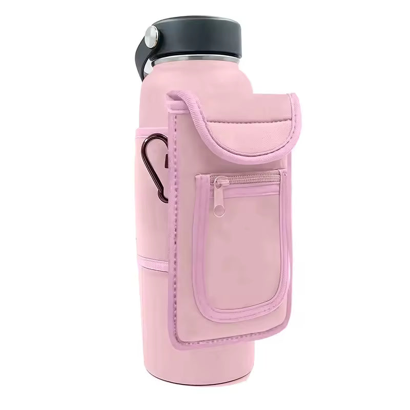 MagDock – Magnetic Gym Bottle Caddy with Phone & Essentials Pockets