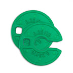 Pair of 0.25kg green Fractional Weight Plates - GymFit Tech