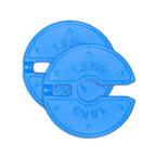 1kg Blue Fractional Weight Plate - Standard Barbell Micro Load - GymFit Tech