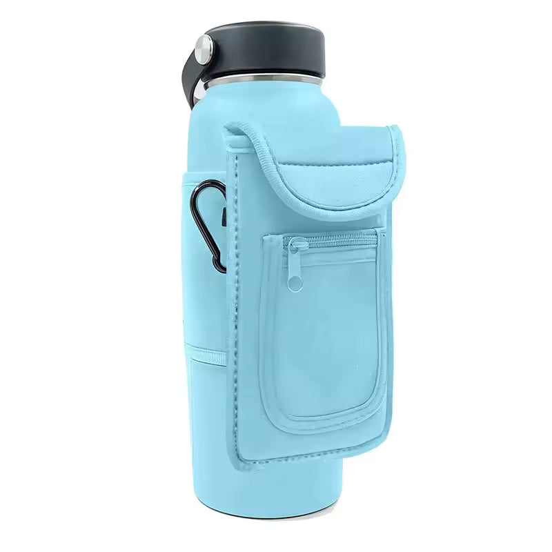 MagDock – Magnetic Gym Bottle Caddy with Phone & Essentials Pockets