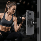 Double-Sided 360° Magnetic Gym Phone Holder | MagSafe Mount for Racks & Machines - GymFit Tech - 