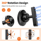 Double-Sided 360° Magnetic Gym Phone Holder | MagSafe Mount for Racks & Machines - GymFit Tech - 