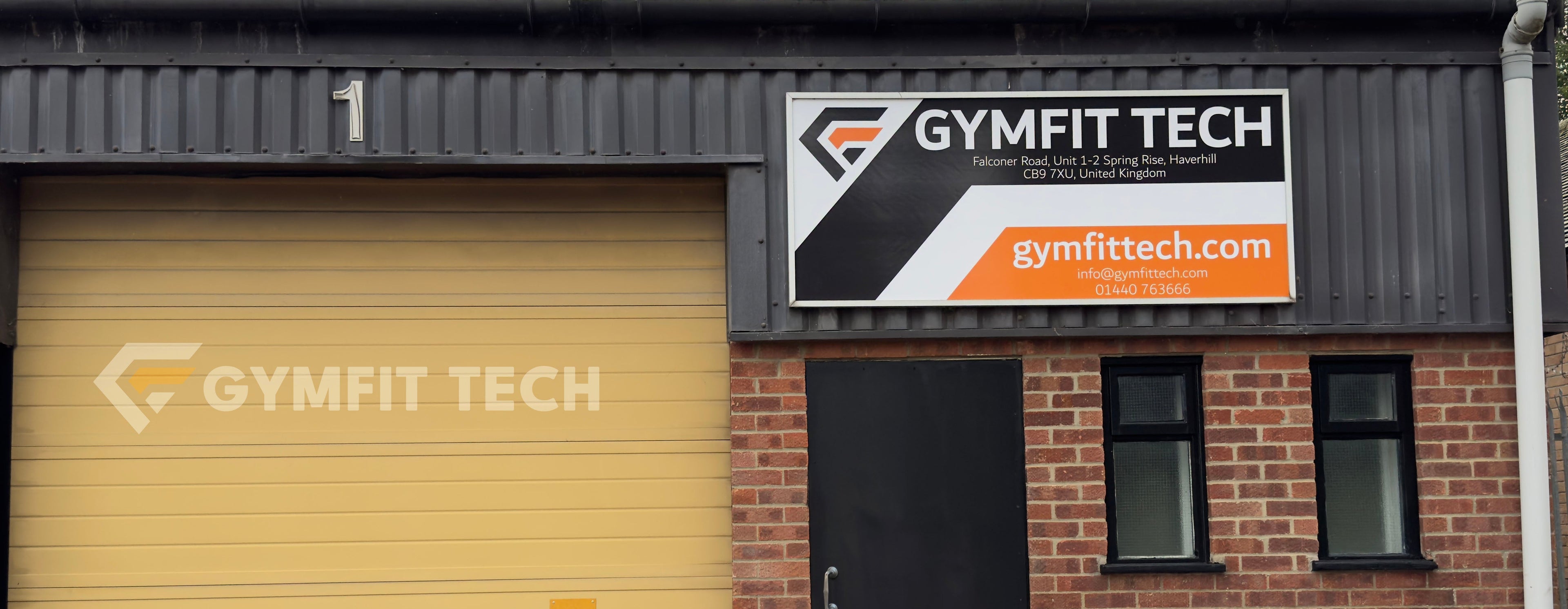GymFit Tech Warehouse Unit and Storefront Entrance in Haverhill, UK