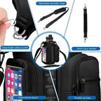 HydroLock - Magnetic Gym Bottle Bag with Phone Pocket & Shoulder Strap - GymFit Tech - 