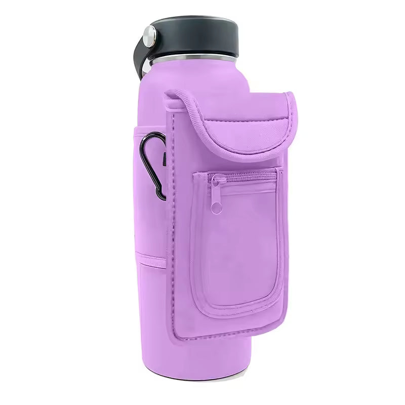 MagDock – Magnetic Gym Bottle Caddy with Phone & Essentials Pockets