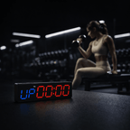 Portable Magnetic Gym Timer Clock for HIIT, CrossFit & Home Gym - GymFit Tech - 