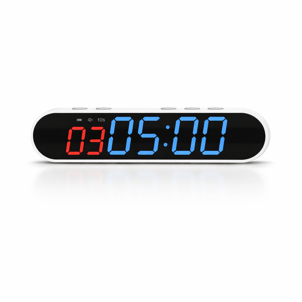 Portable Magnetic Gym Timer Clock for HIIT, CrossFit & Home Gym - GymFit Tech - 
