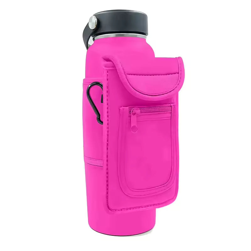 MagDock – Magnetic Gym Bottle Caddy with Phone & Essentials Pockets