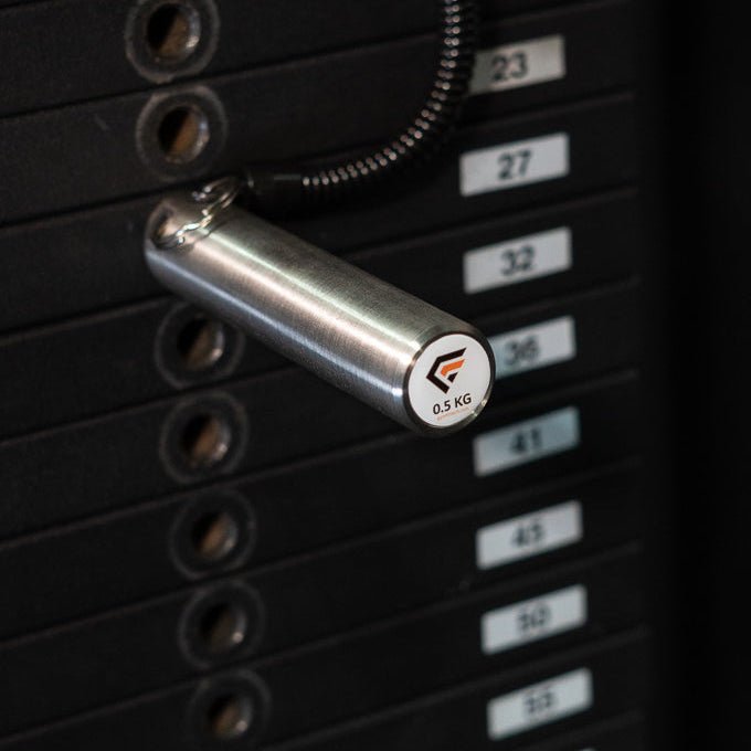 Titan Pin - 0.5kg Stainless Steel Weight Stack Add - On - GymFit Tech 